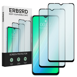 2x Tempered Glass for Samsung Galaxy A13 4G / A13 5G, ERBORD 3D full display