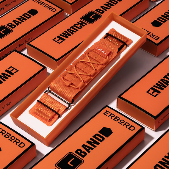 ERBORD Universal Nylon Strap 20mm, orange