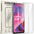 2x Szkło Hartowane do Oppo A54 5G/A74 5G/A93 5G, ERBORD 9H Hard Glass, szybka