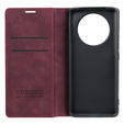 Case for Realme 11 Pro 5G / Pro+ 5G, ERBORD Vintage, wallet with flap, red