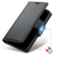 ERBORD Glossy Litchi wallet with flap for Motorola Edge 60 Pro