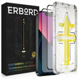 2x Tempered Glass for iPhone 13 Mini, ERBORD Easy App Full Screen Protector