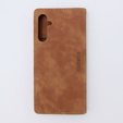 Case for Samsung Galaxy A34 5G, ERBORD Vintage, wallet with flap, brown