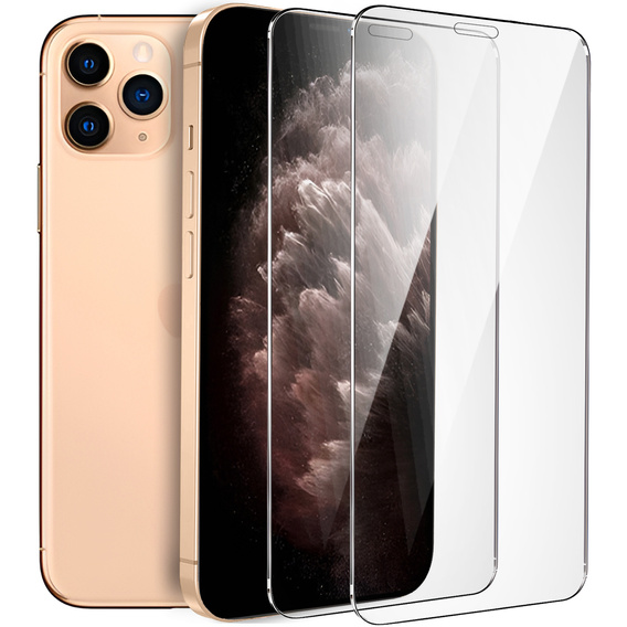 2x Tempered Glass for iPhone 11 Pro, ERBORD 9H Hard Glass for phone screen