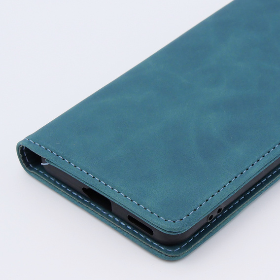 Case for Xiaomi 13 lite, ERBORD Vintage, wallet with flap, blue