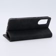 Case for Oppo A78 4G, ERBORD Vintage, wallet with flap, black