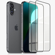 2x Tempered Glass ERBORD 3D for iPhone 16 Plus full display