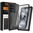 Case for Samsung Galaxy S24 Ultra, ERBORD Rugged MagSafe Case , black (two frames)