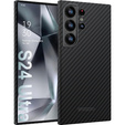 Case for Samsung Galaxy S24 Ultra, ERBORD Full Kevlar, for MagSafe, black