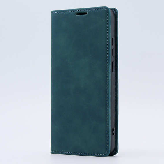 Case for Oppo A78 4G, ERBORD Vintage, wallet with flap, blue