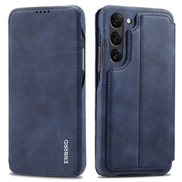 Flip case for Samsung Galaxy S23 Plus, ERBORD Retro, blue