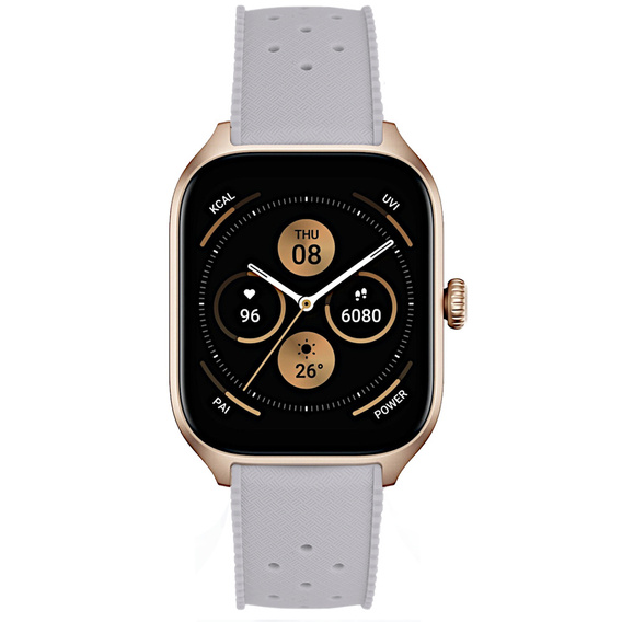 2x Pasek Silikonowy ERBORD Uniwersalny 20mm, Tropic, zielony / szary