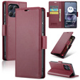 ERBORD Glossy Litchi wallet with flap for Motorola Moto G86 5G / G86 Power 5G