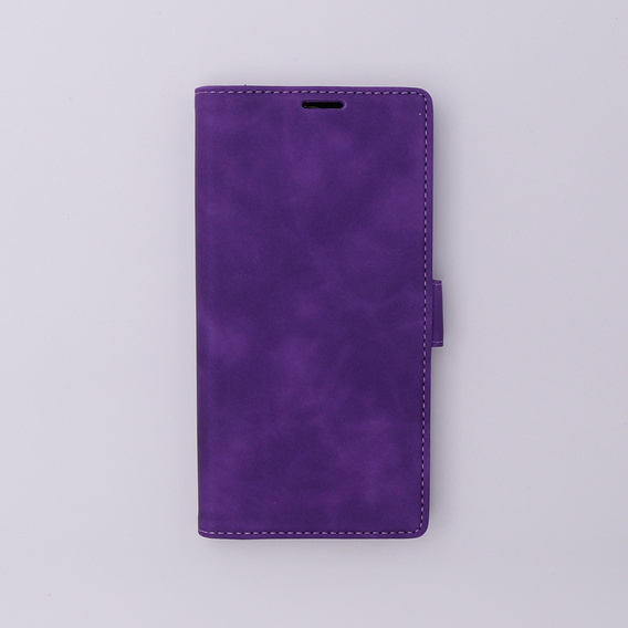 Case for Samsung Galaxy S24 Ultra, ERBORD Vintage, wallet with flap, purple