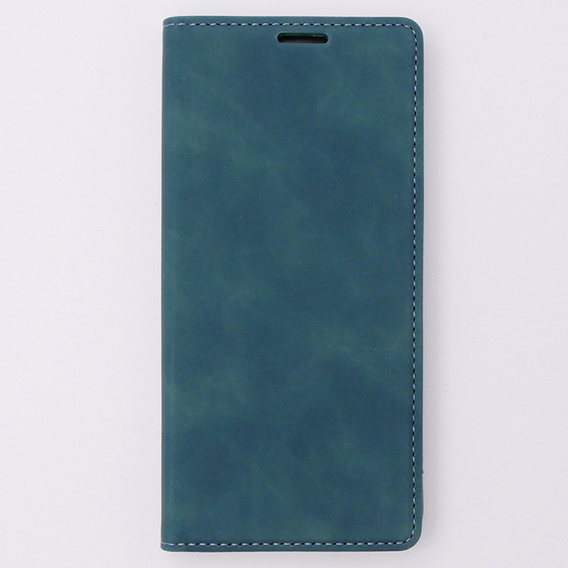 Case for Oppo Reno 10 / 10 Pro, ERBORD Vintage, wallet with flap, blue