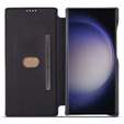 Flip case for Samsung Galaxy S23 Ultra, ERBORD Retro, black